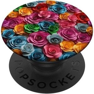 PopSockets Cute Rose Flowers Cell Phone for Phone Women Swappable Base PopGrip